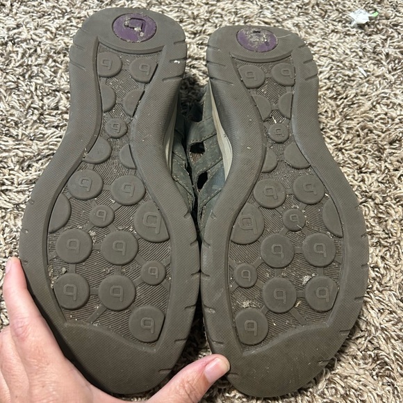 Bionica Womens Olive Green Size 9 Sandals Wira Strappy Brown Leather Waterproof - Picture 5 of 8